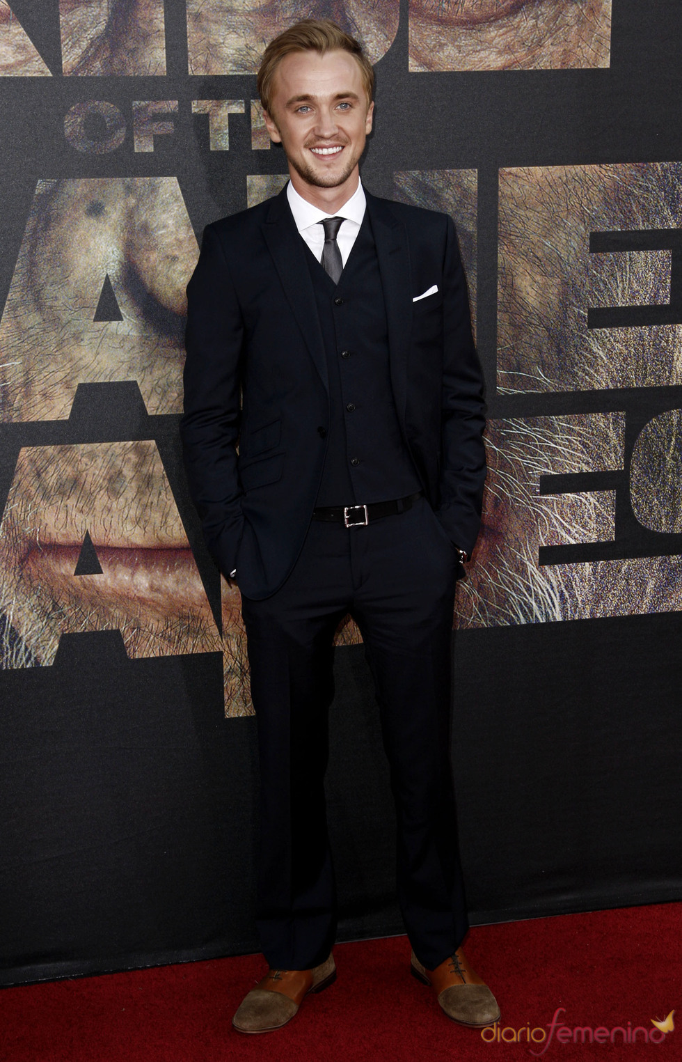 Tom Felton en el estreno de 'El planeta de los simios' en Los Ángeles