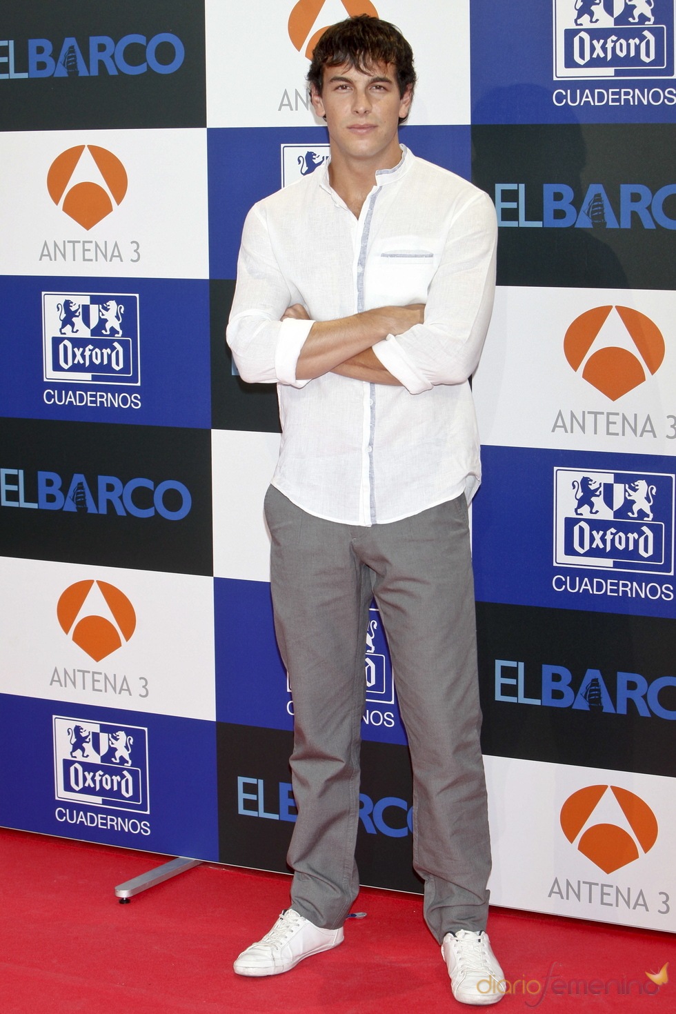 Mario Casas en el estreno de la segunda temporada de 'El Barco' en Madrid