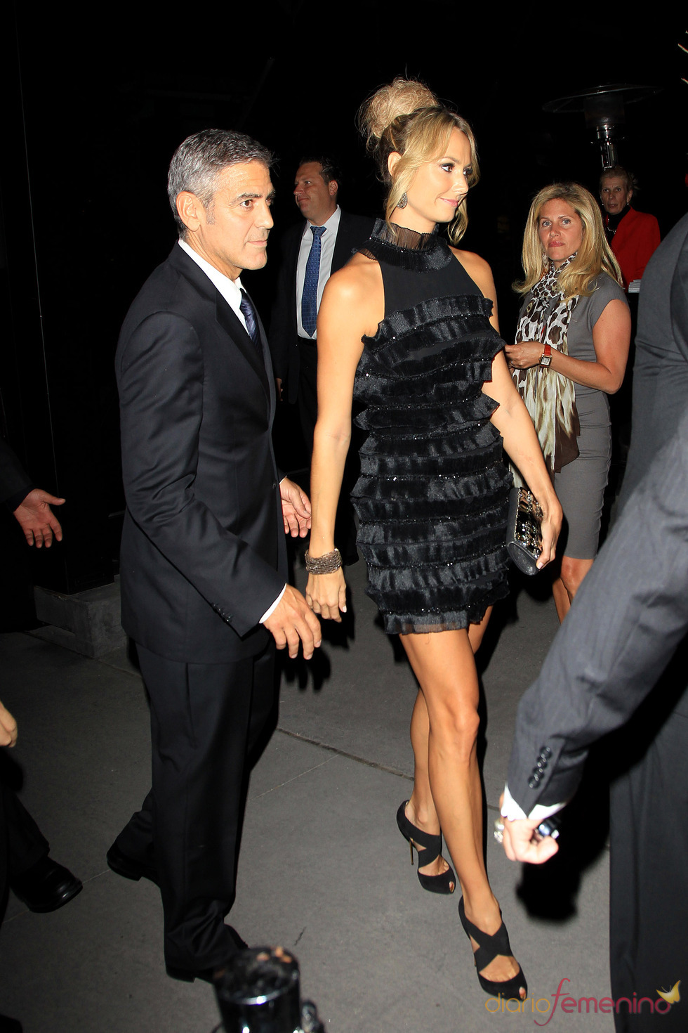 Stacy Keibler y George Clooney, juntos en Toronto