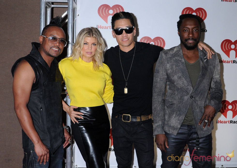 Fergie con los Blak Eyed Peas en el iHeartRadio Music Festival