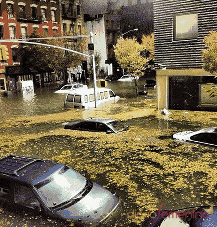 East Village de Nueva York inundado por el huracán Sandy