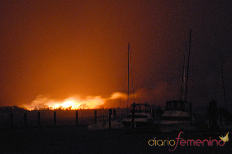 Sandy causa incendios e inundaciones en Queens Nueva York