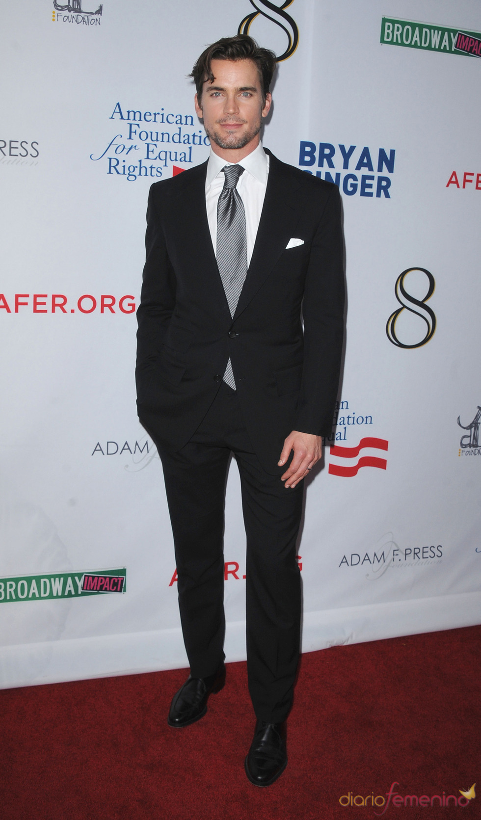 Matt Bomer antes de su actuación en la obra 8 en Los Ángeles en 2012