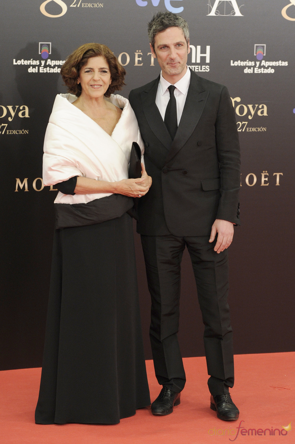 Ernesto Alterio en la alfombra roja de los Goya 2013