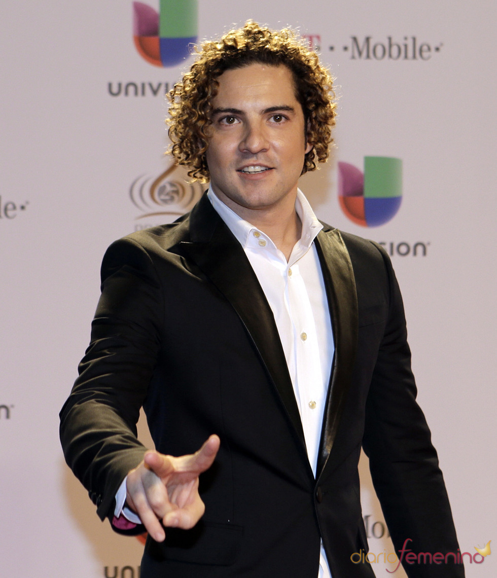David Bisbal en la alfombra roja de Lo Nuestro 2013
