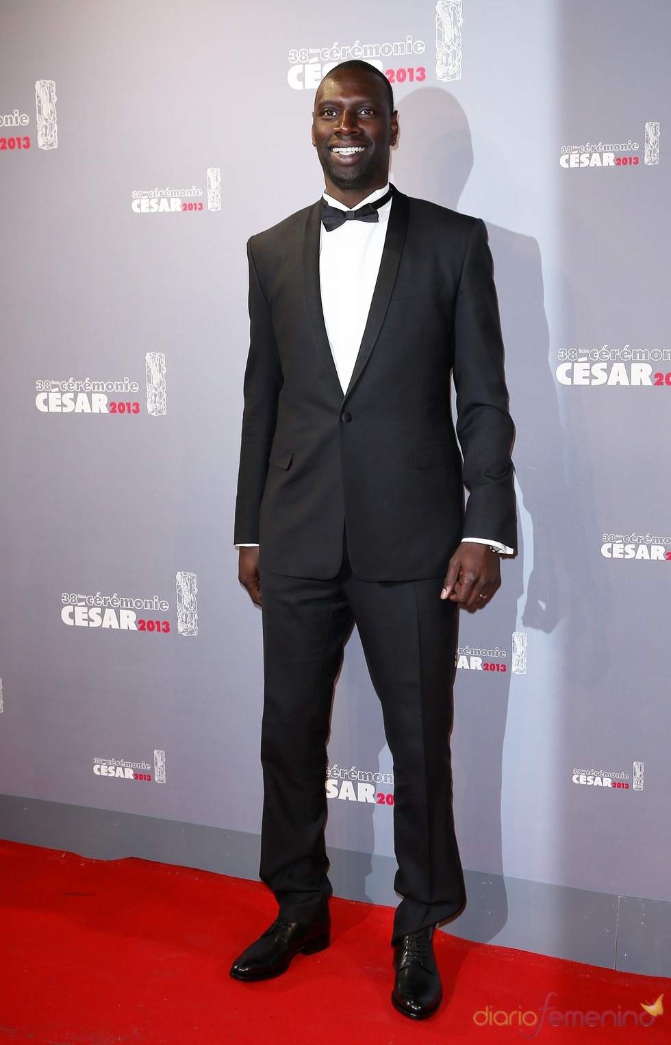 Omar Sy en la alfombra roja de los César 2013