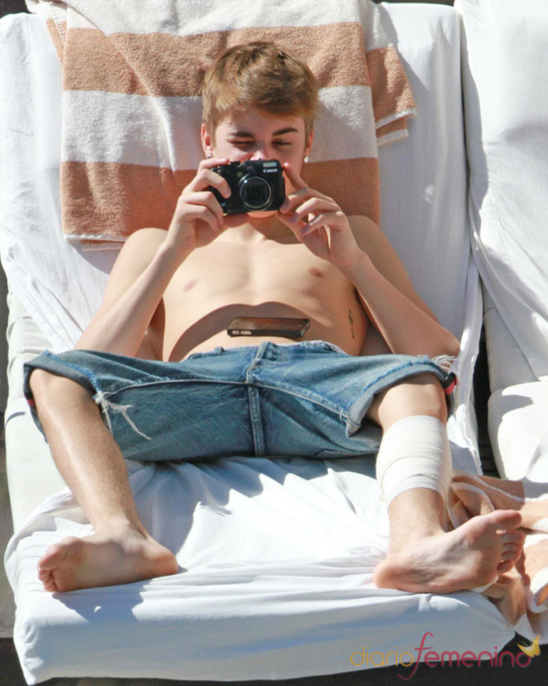 Las 19 fotos más sensuales de Justin Bieber: en bañador