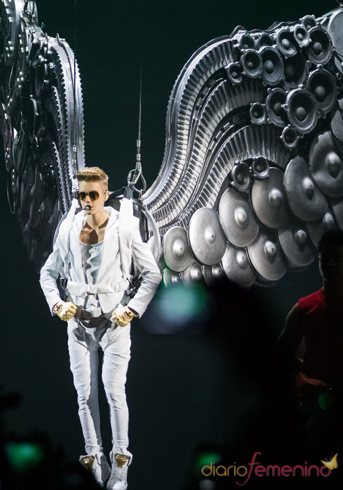 Los conciertos de Justin Bieber: Dios del aire