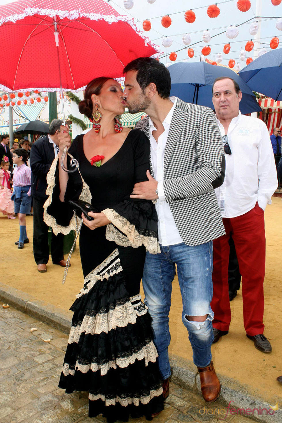 La cantante Toñi Salazar en la Feria de Abril 2010
