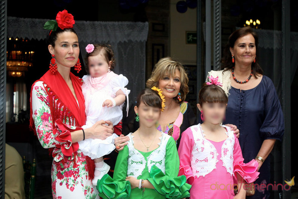 María Teresa Campos en la Feria de Abril de Sevilla