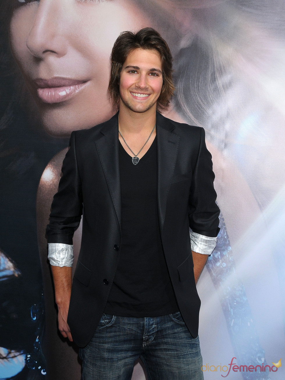 James Maslow en la presentación del permume 'Eva'