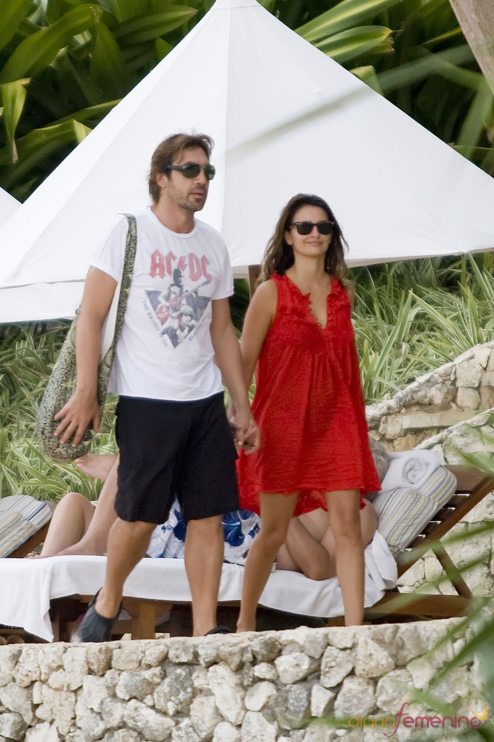 Penélope Cruz y Javier Bardem disfrutando en Bali