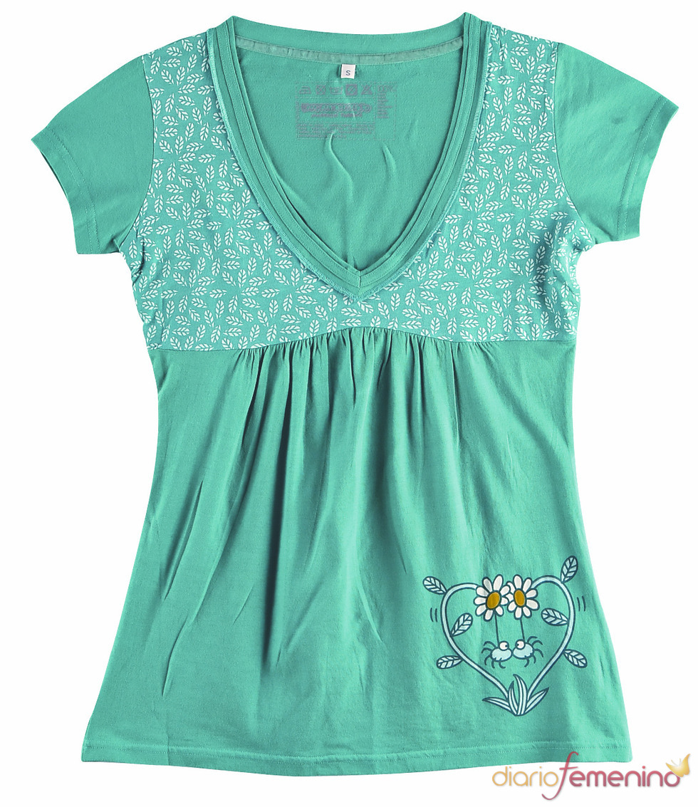 Camiseta con dibujo de corazón Kukuxumusu
