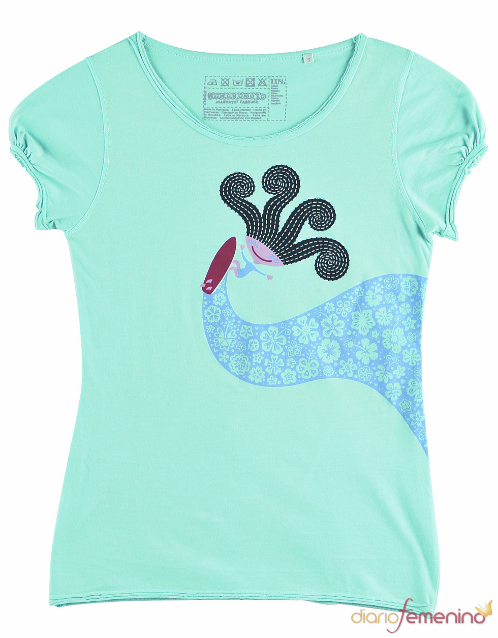 Camiseta surfera de Kukuxumusu