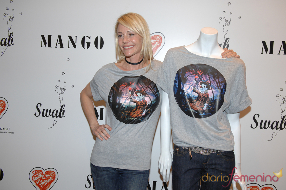 Belén Rueda, imagen de la camiseta 'Swab by Mango'
