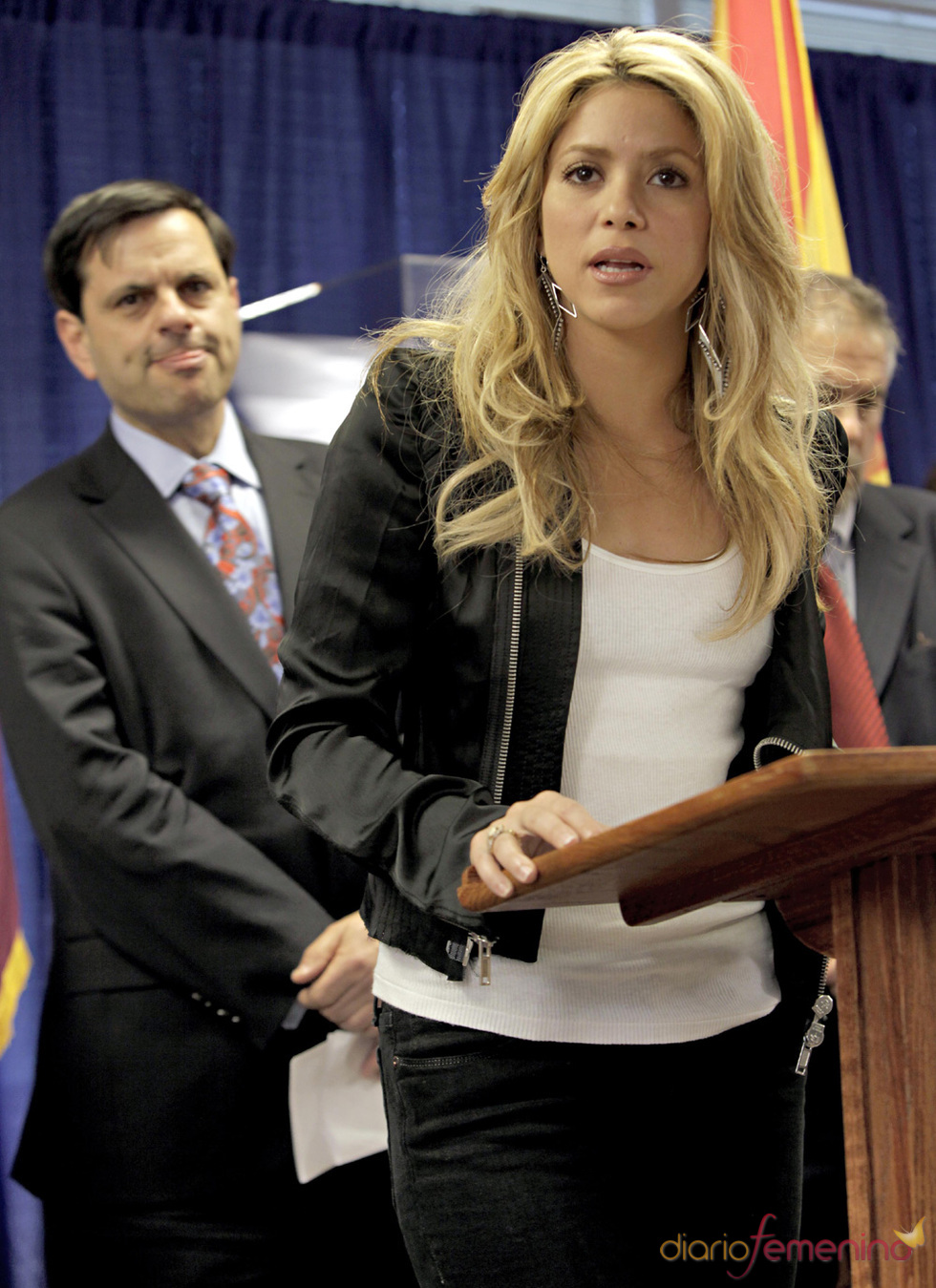 Shakira en Arizona contra la ley contra la inmigración
