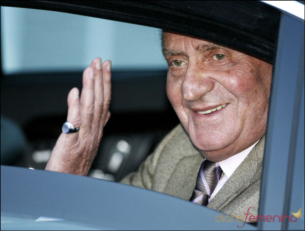 El Rey Juan Carlos I en la clínica Ruber