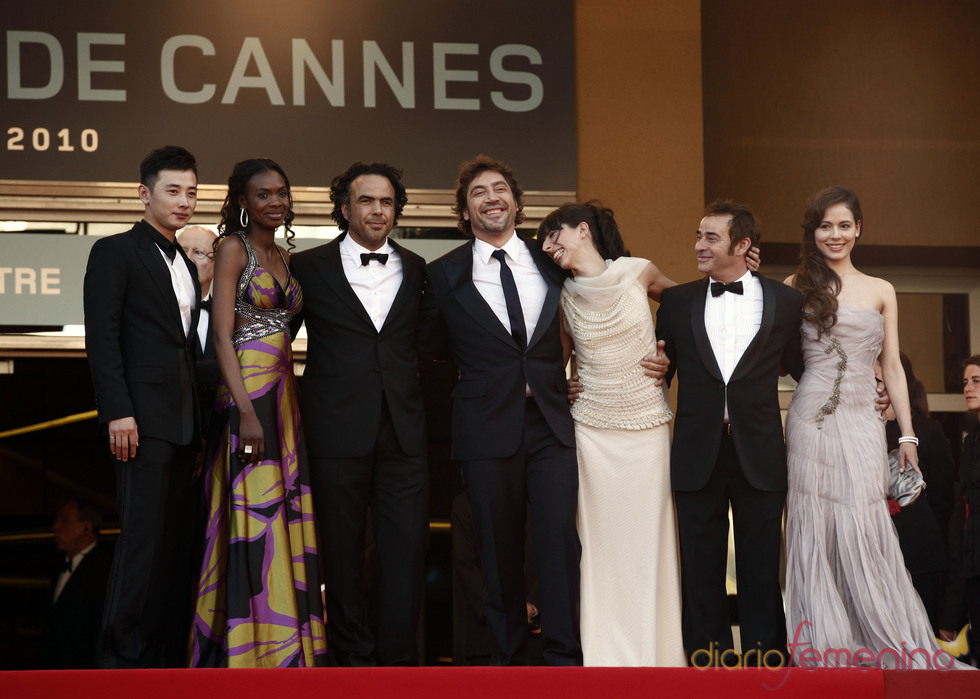 El equipo de 'Biutiful' en Cannes
