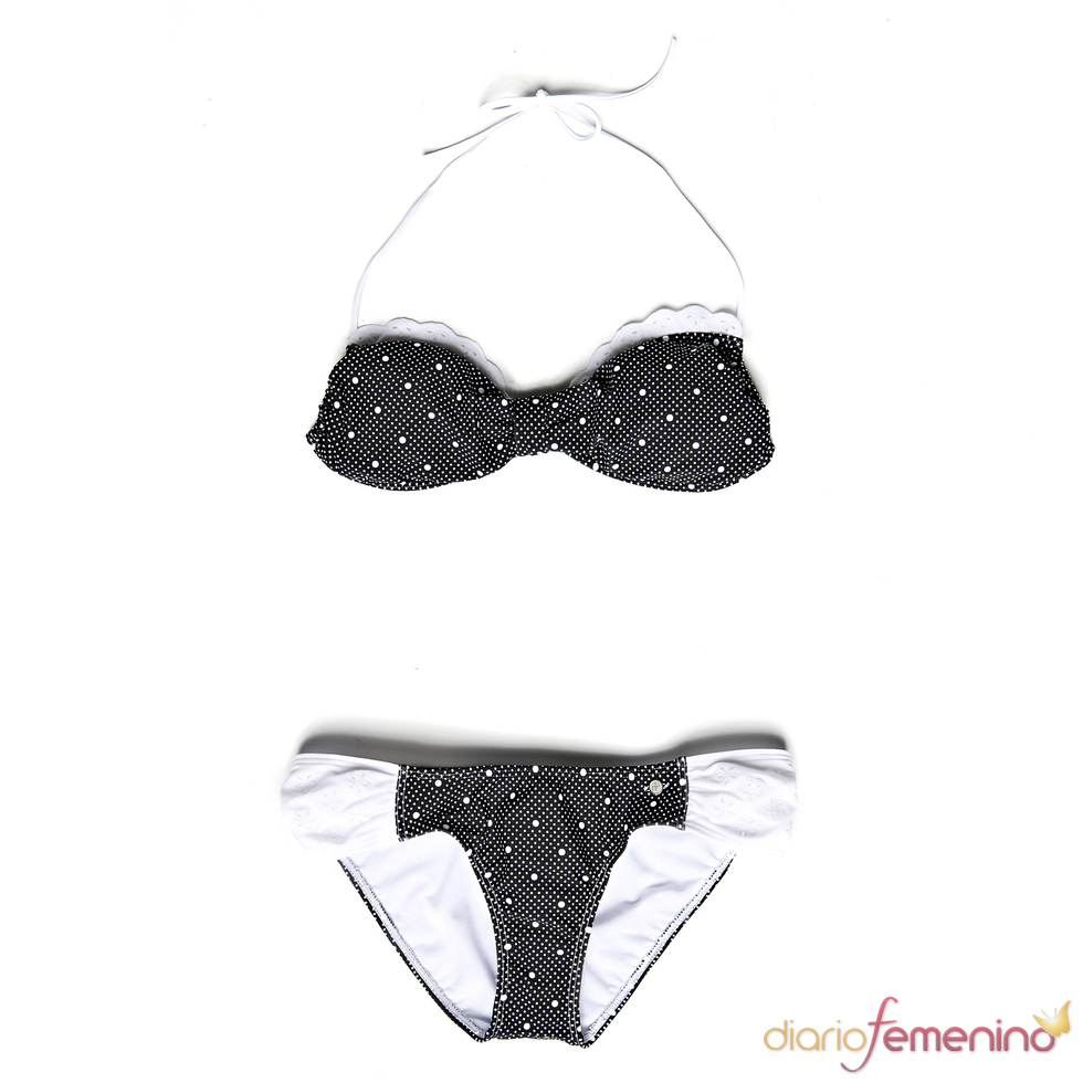 Bikini blanco y negro de Protest