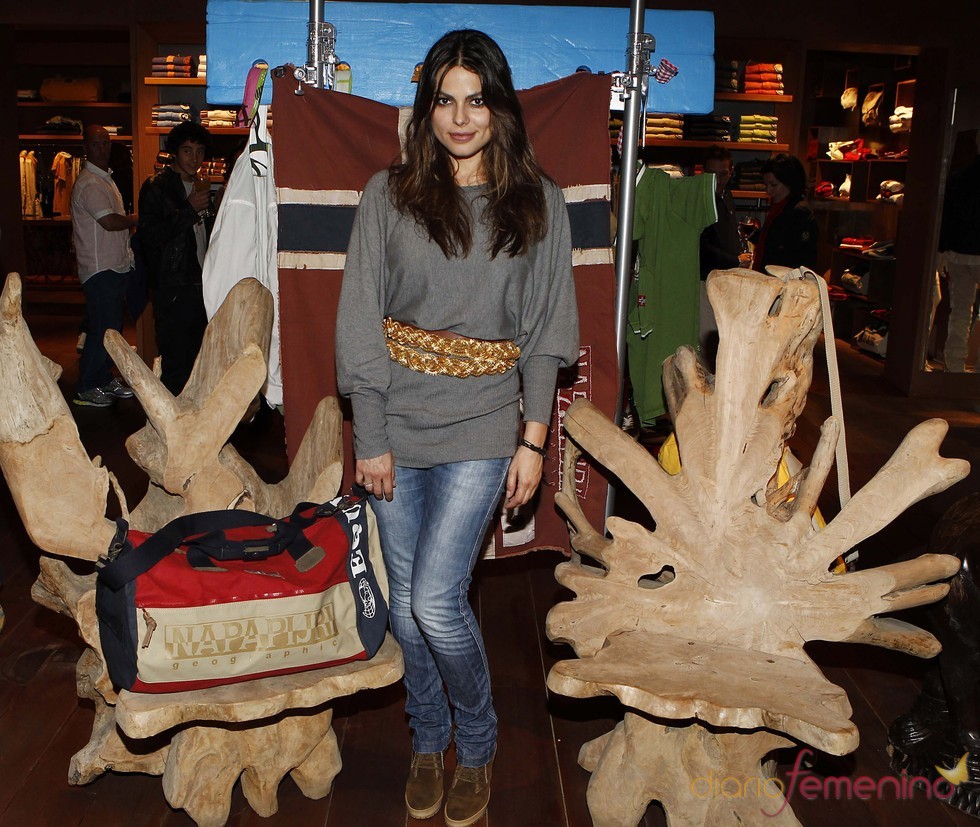 Marisa Jara en la presentación de Napapijri