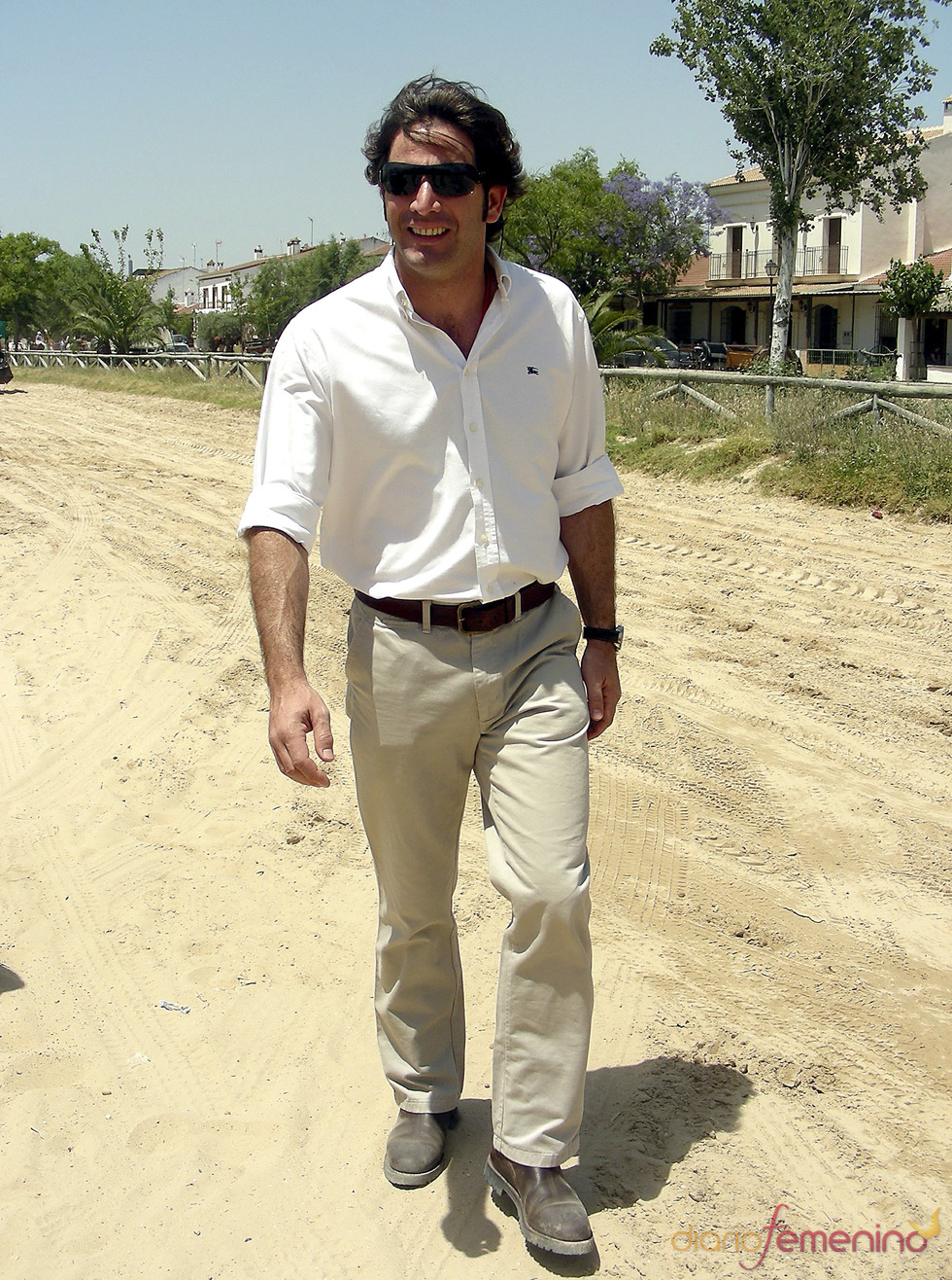 Antonio Garrido en la romería del Rocío