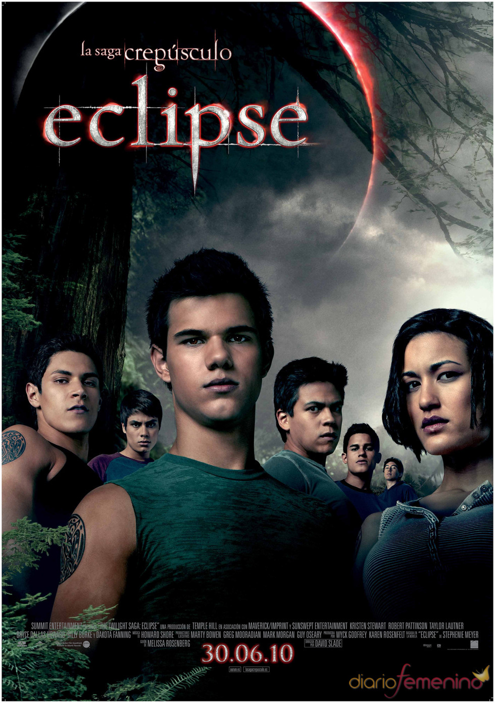 Cartel de 'Eclipse' con Taylor Lautner