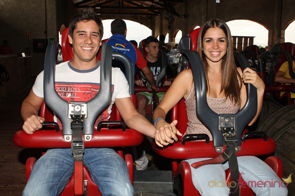 Elena Furiase y su novio, Leo Perrugoría
