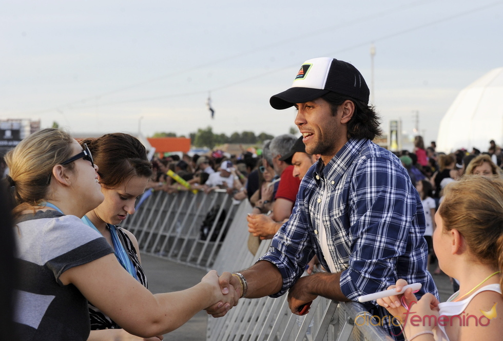 Fernando Verdasco en el Rock in Rio Madrid 2010