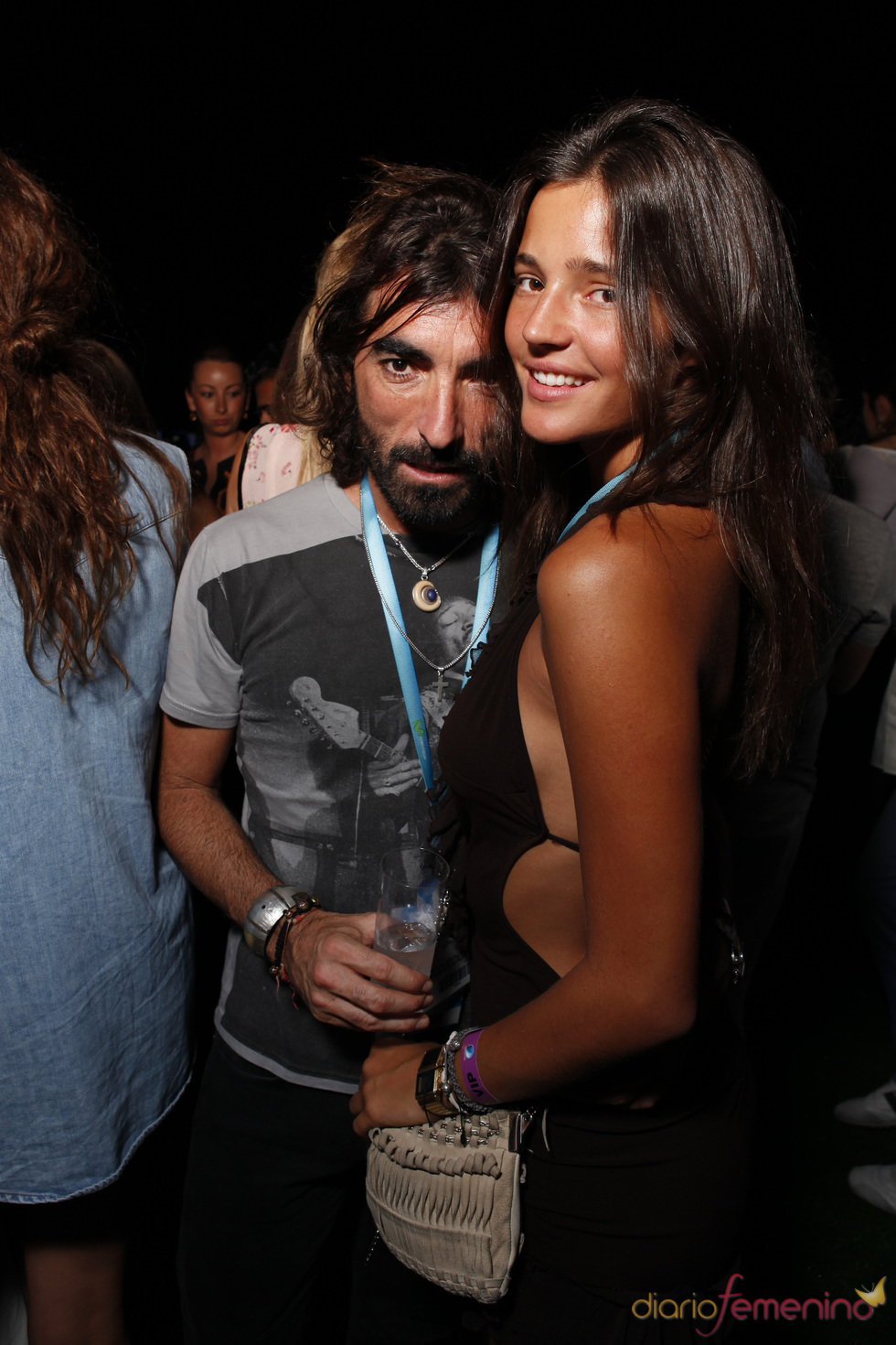 Javier Hidalgo y Malena Costa en el Rock in Rio Madrid 2010
