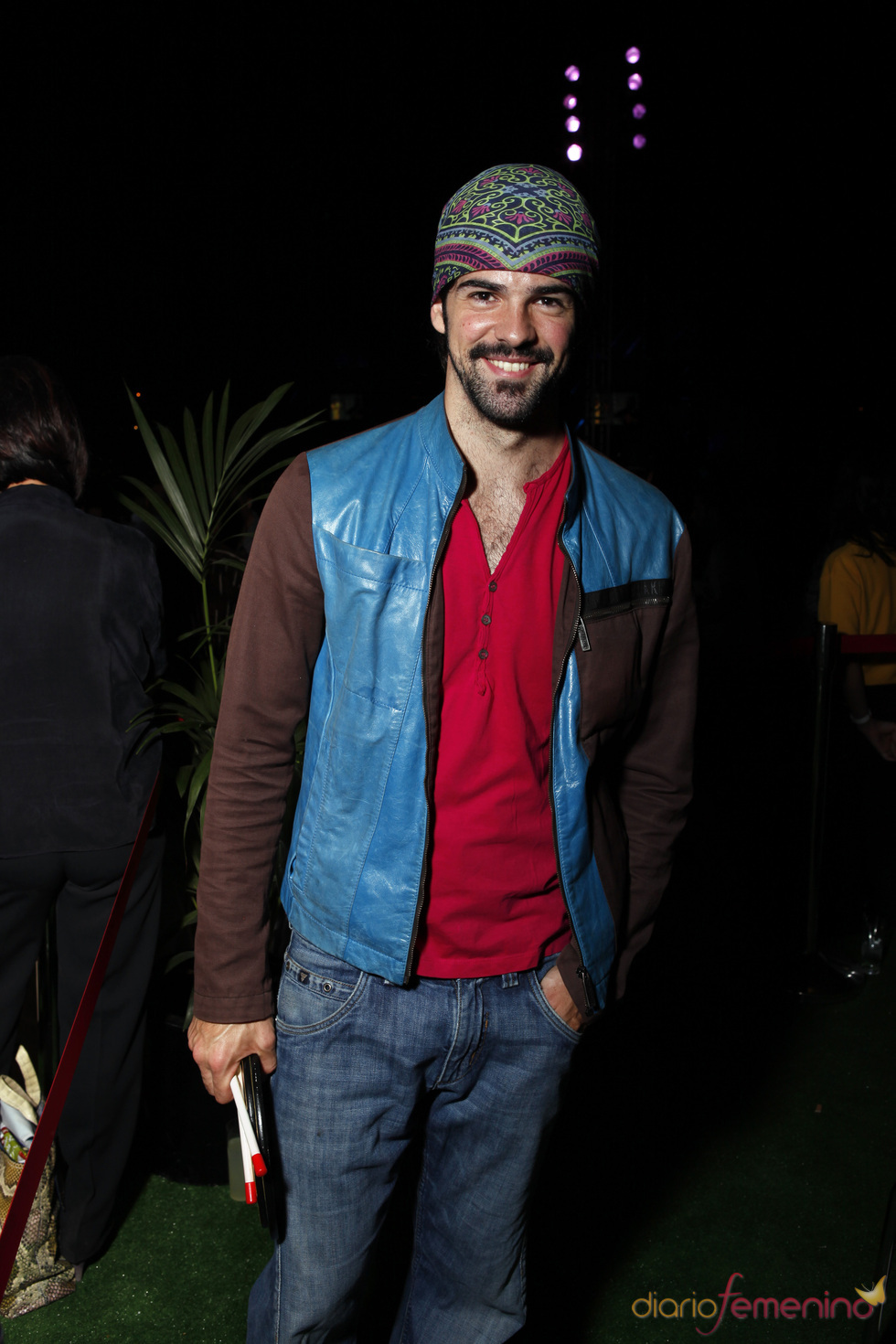 Miguel Ángel Muñoz, sonriente en el Rock in Rio Madrid 2010