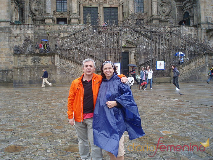 La emocionante llegada a la Catedral de Santiago de Compostela
