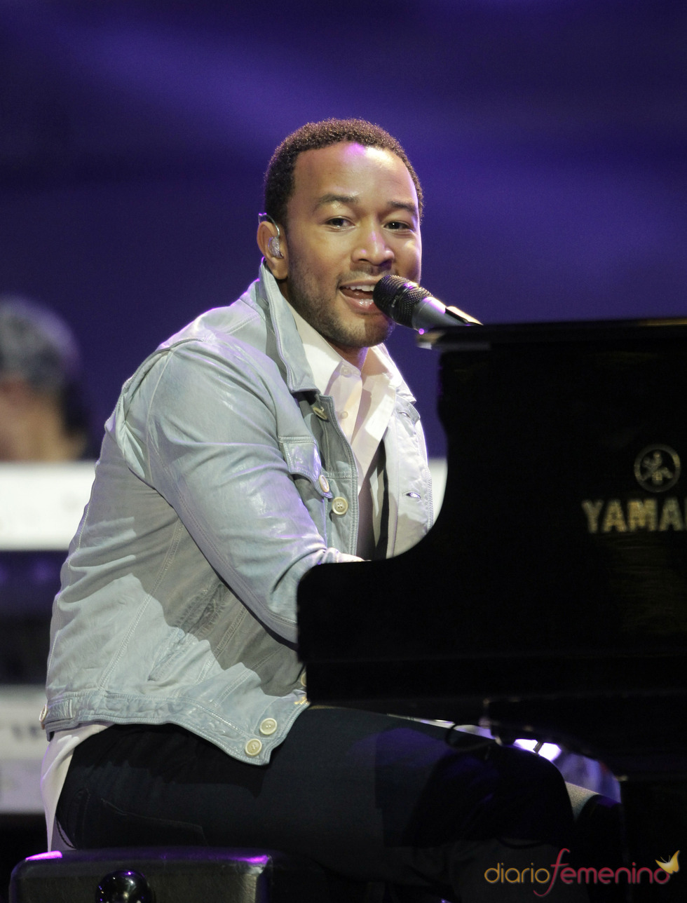 John Legend en el concierto previo al Mundial