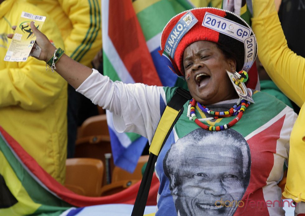 Mandela no estuvo en la ceremonia de apertura del Mundial 2010