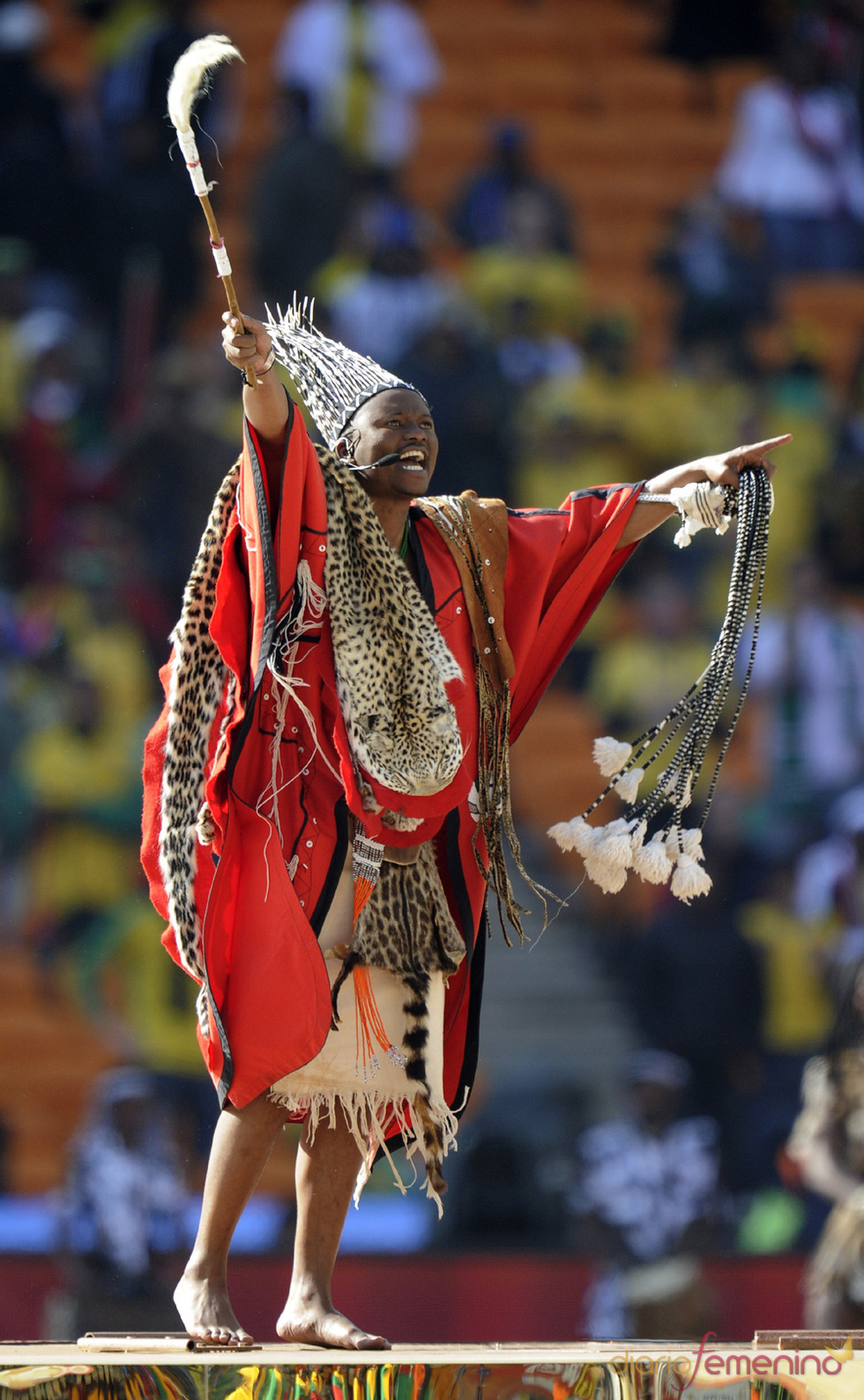 Orgullo africano en la fiesta del Mundial 2010