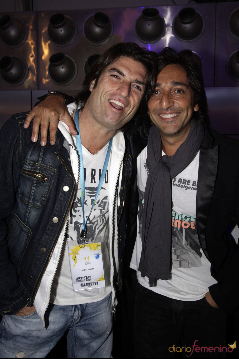 Antonio Carmona y Oscar Haro en el Rock in Rio Madrid 2010