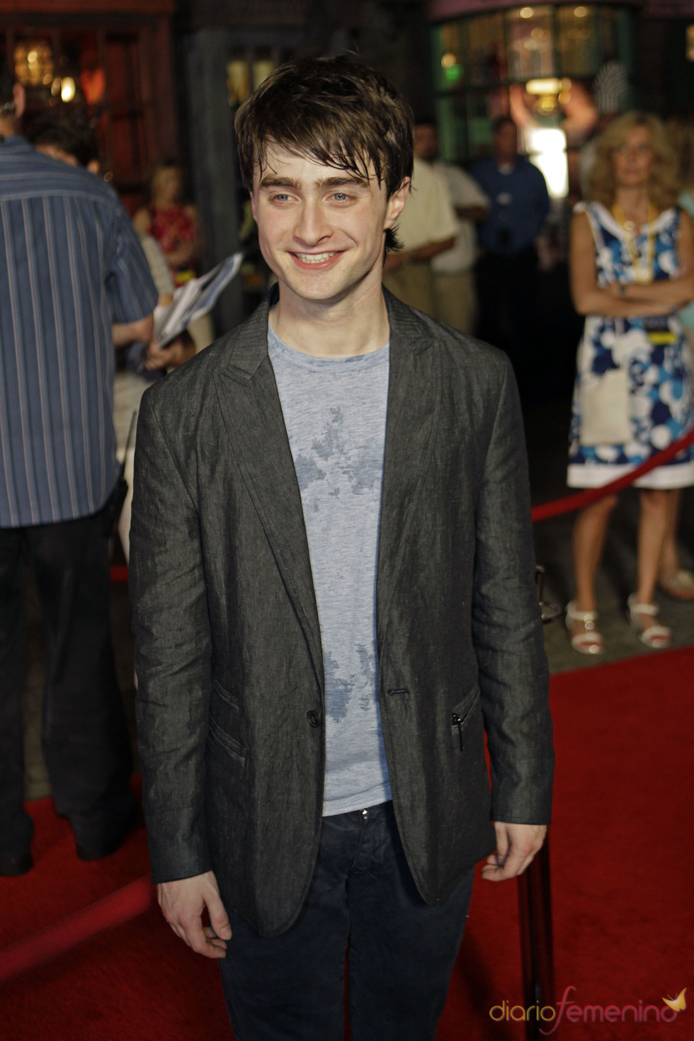 Daniel Radcliffe en el parque temático de 'Harry Potter'