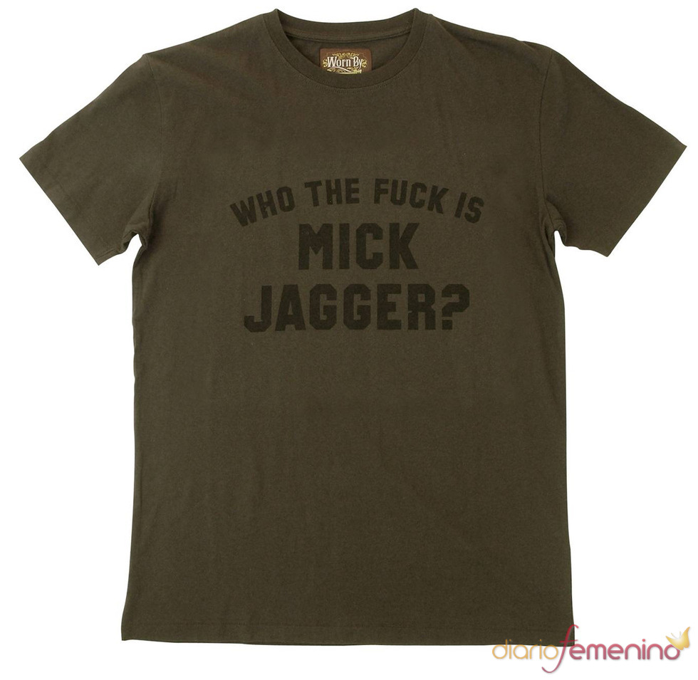 Camiseta 'Who the fuck is Mick Jagger'