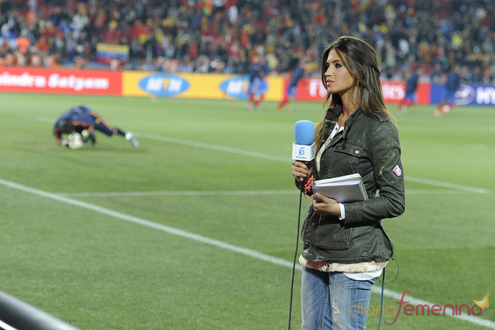 Sara Carbonero, junto a Iker Casillas en Sudáfrica