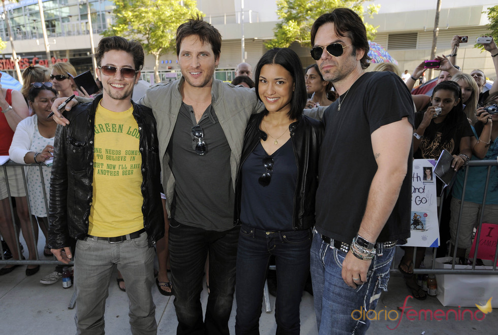 Jackson Rathbone, Peter Facinelli, Julie Jones y Billy Burke