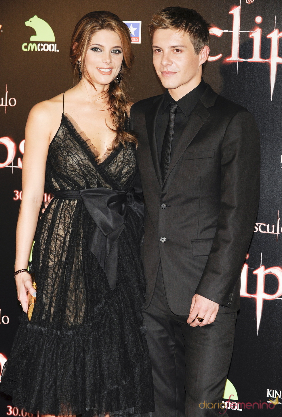 Ashley Greene y Xavier Samuel en la premiere de 'Eclipse' en Madrid