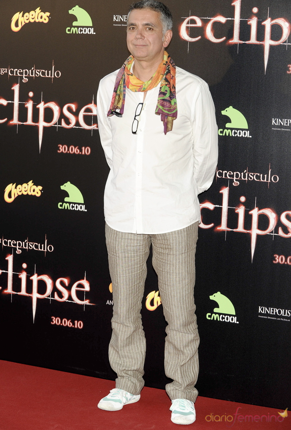 Juan Ramón Lucas en la premiere de 'Eclipse' en Madrid