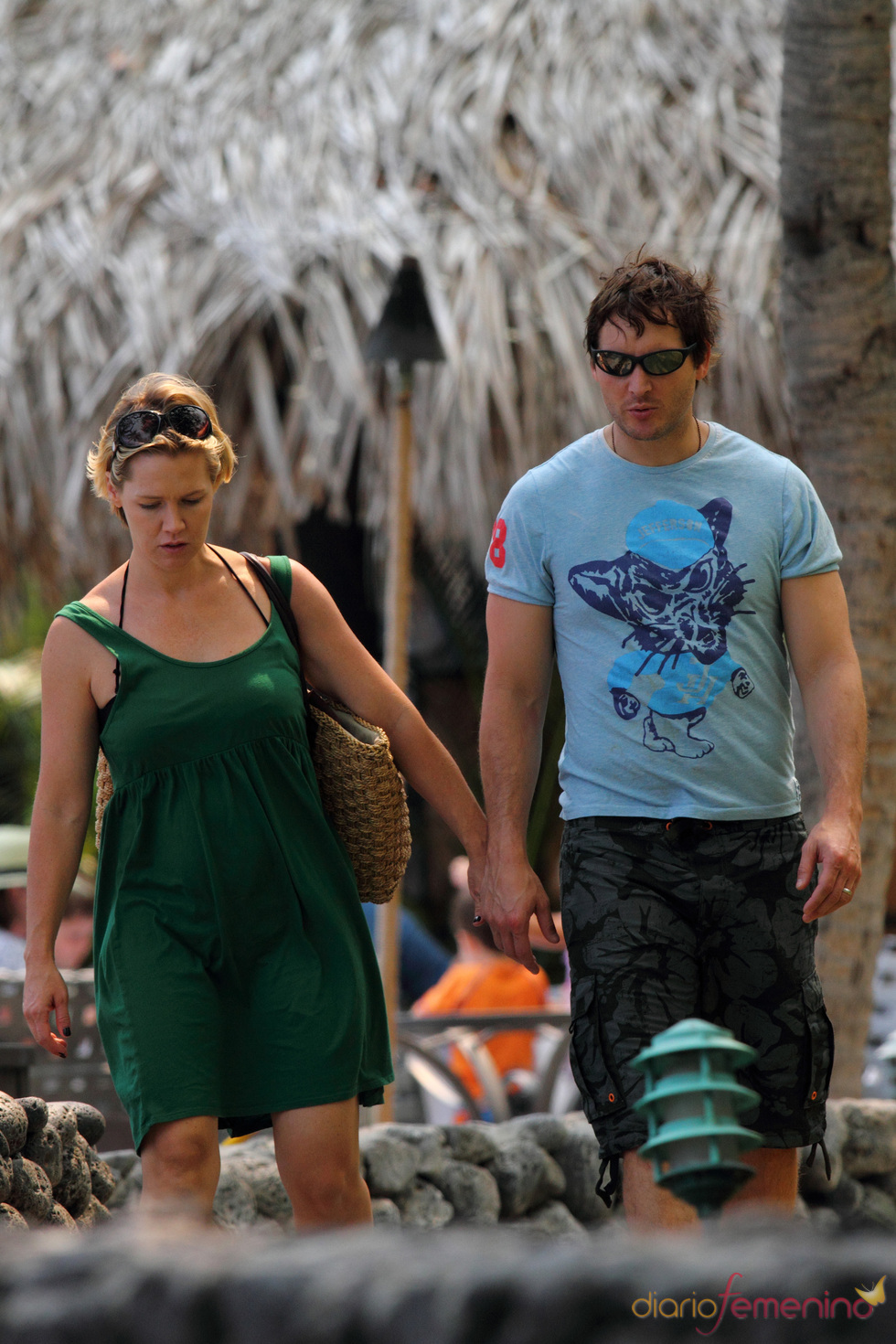 Peter Facinelli y Jennie Garth en Hawaii