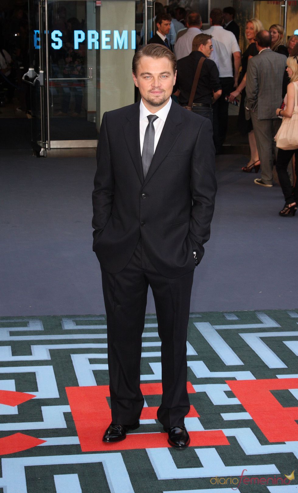 Leonardo Di Caprio en el estreno de 'El origen' en Londres