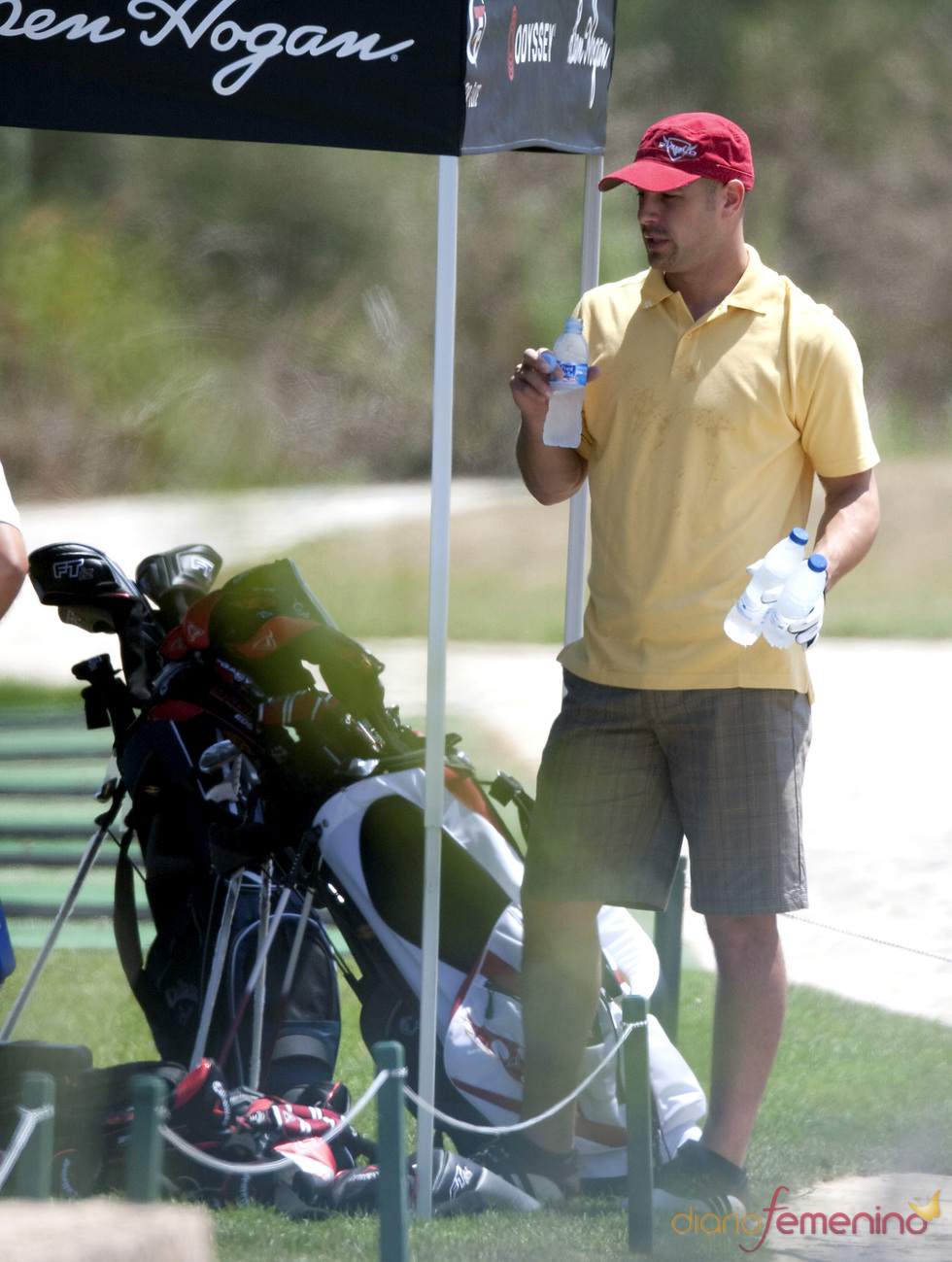 Pepe Reina se relaja con el golf en Palma de Mallorca