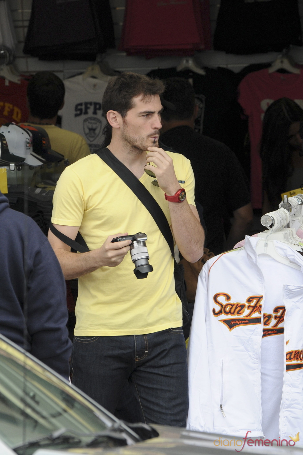 Iker Casillas, un turista en San Francisco