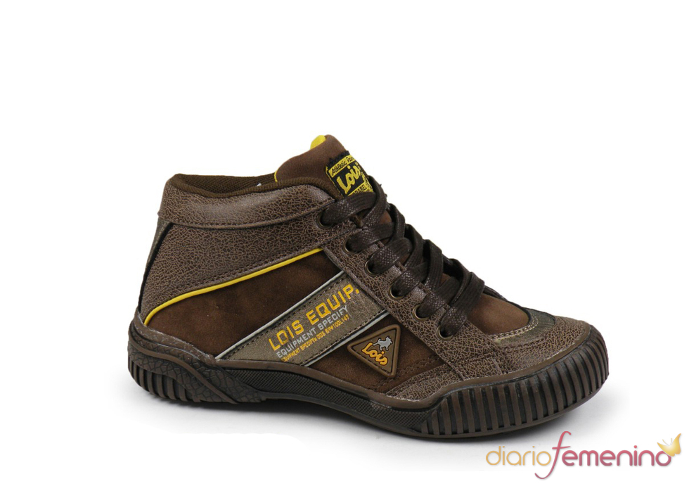 Deportivas infantiles marrones de Lois