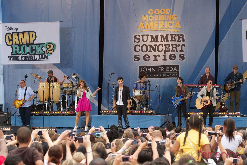 Concierto de Demi Lovato y los Jonas Brothers en Nueva York