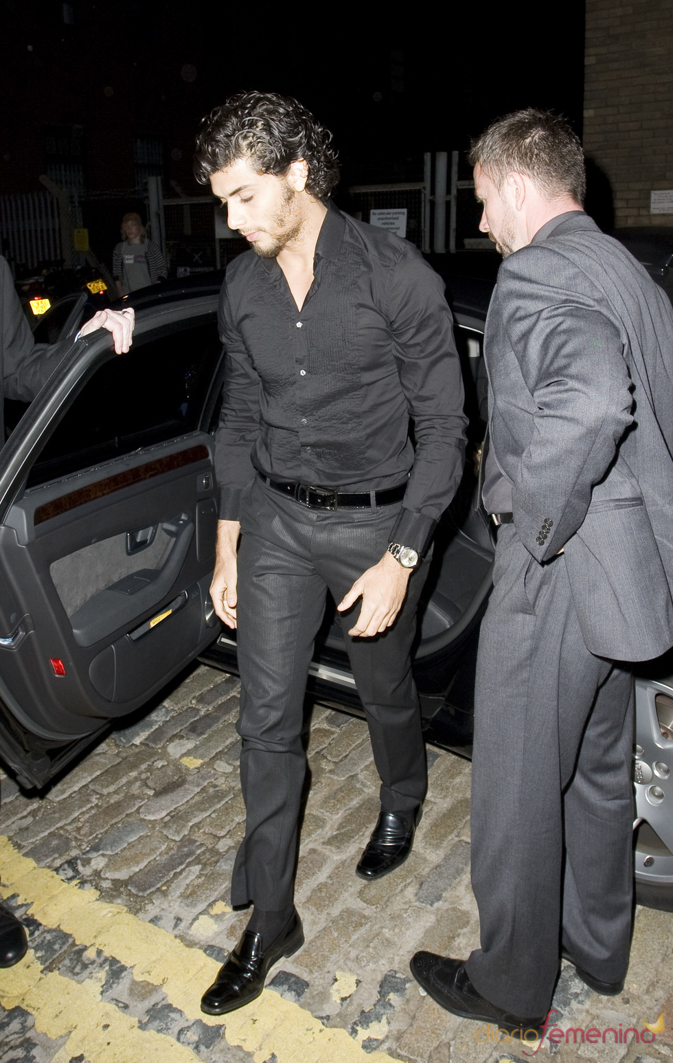 Jesús Luz con 'total look' negro