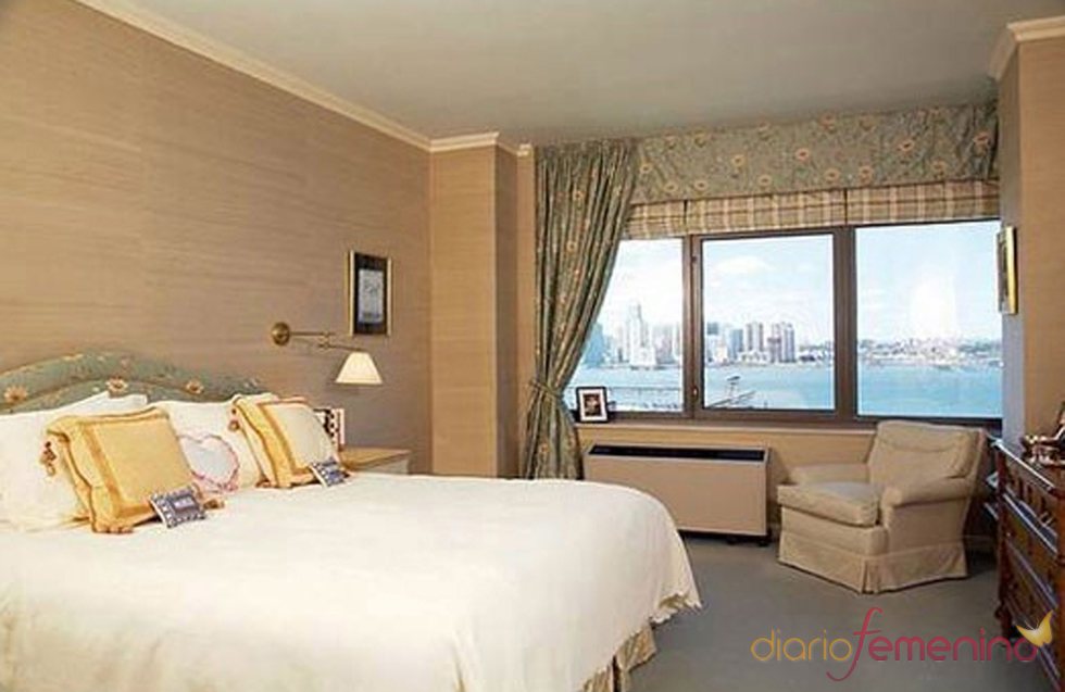 Dormitorio del apartamento de Daniel Radcliffe