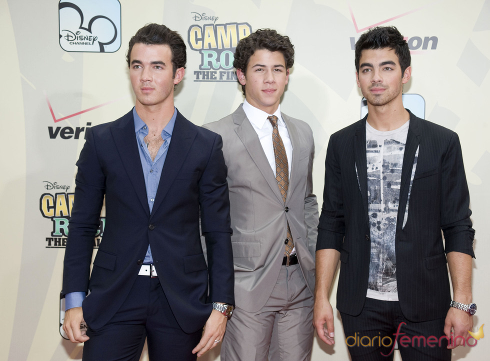 Jonas Brothers en el estreno de 'Camp Rock 2'